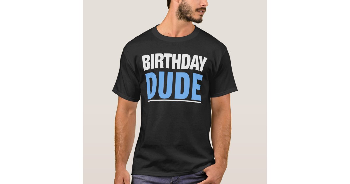 dad of the birthday dude shirt