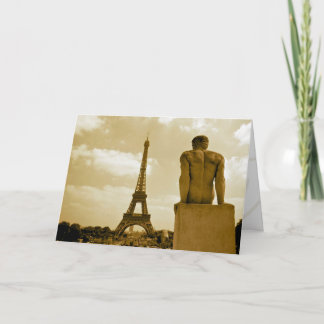 Birthday Eiffel Tower Gay Card