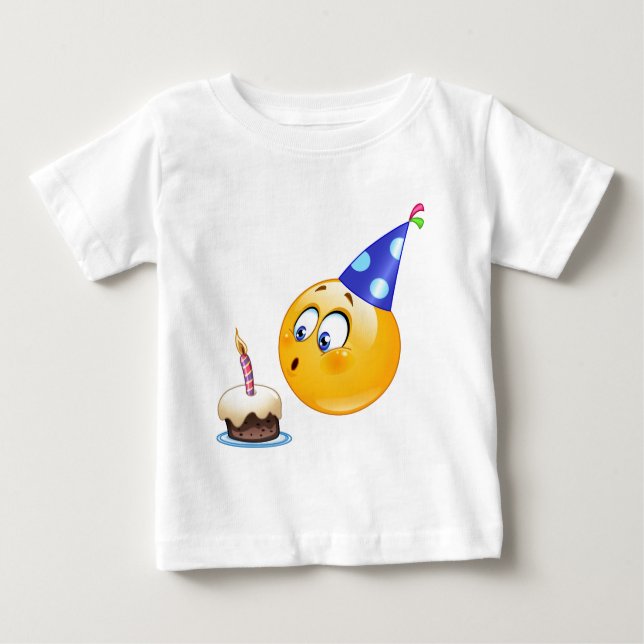 birthday emoji baby T-Shirt (Front)