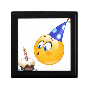 birthday emoji jewelry box