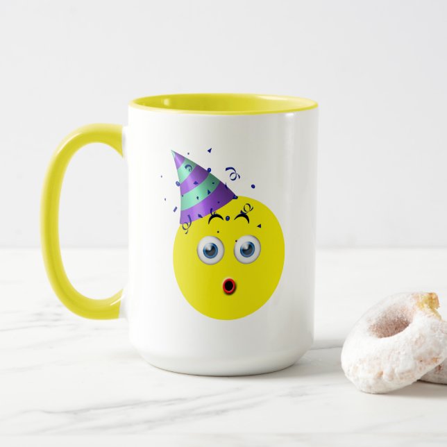 Birthday Emoji Mug (With Donut)