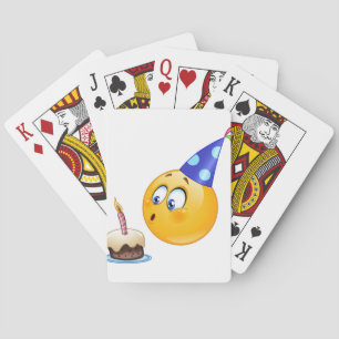 birthday emoji poker cards