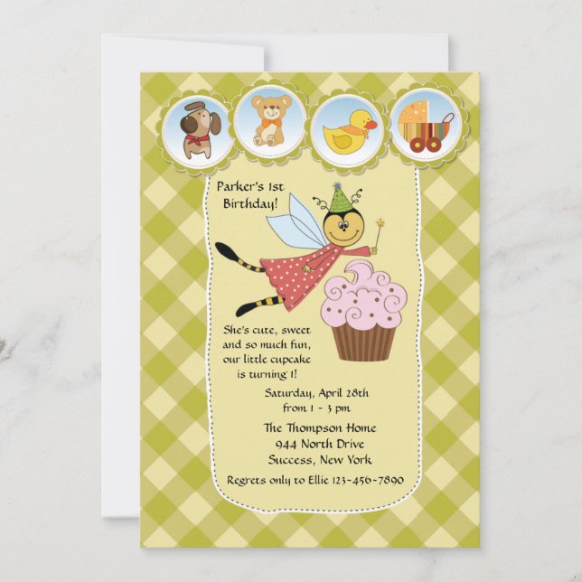 Birthday Fairy Invitation (Front)