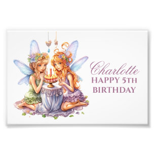 BIRTHDAY FAIRY  PHOTO PRINT