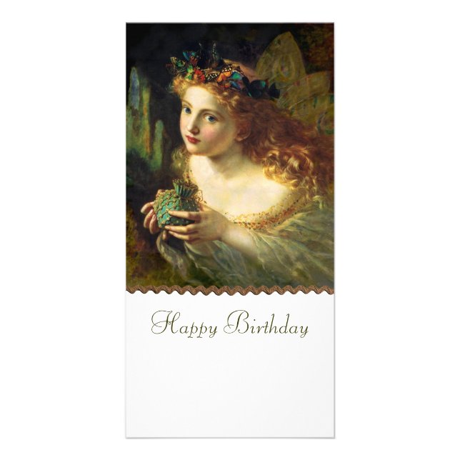 Birthday Fairy queen Sophie Anderson CC0164 Card (Front)