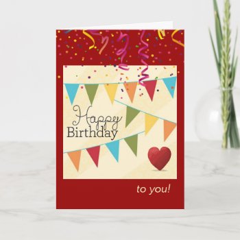 Birthday Fanfare For Him Card by Siberianmom at Zazzle
