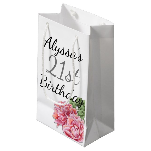 birthday favor bag (Front Angled)