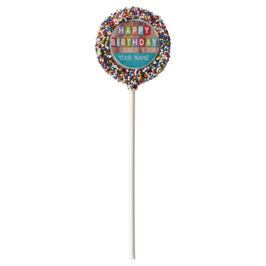 BIRTHDAY FAVOR Cookie Pops (Front)