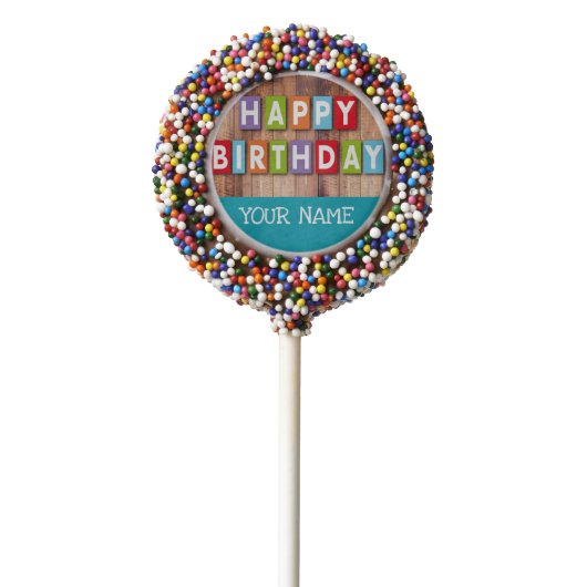 BIRTHDAY FAVOR Cookie Pops (Zoomed)