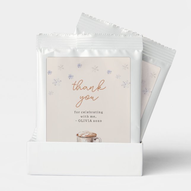 Birthday Favor Hot Chocolate Drink Mix (Pair)