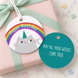 Birthday Favor Tag Cute Party Thank You Tag