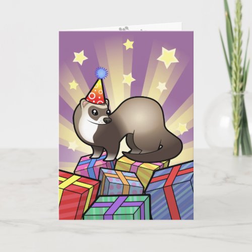 Birthday Ferret Card