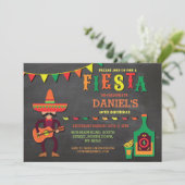 Birthday Fiesta Mexico Mexican Man Party Invite (Standing Front)