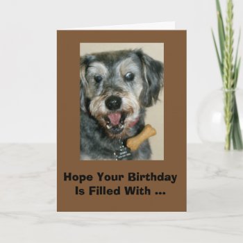 Birthday Filled With Unexpected Treats! Card by MortOriginals at Zazzle