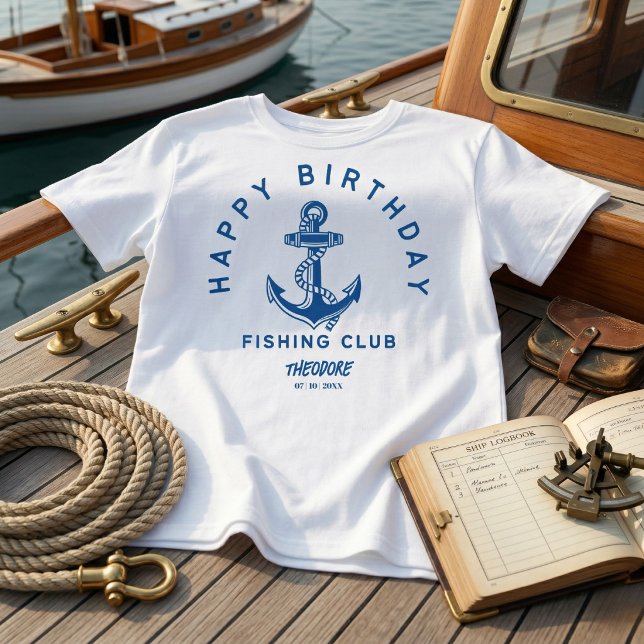 Birthday Fishing Club Custom Tee (Birthday Fishing Club Custom Tee)