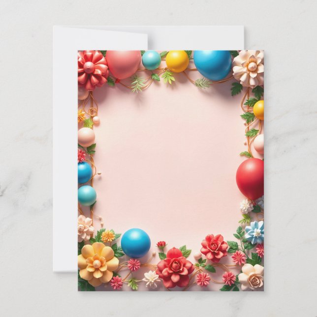 Birthday Flat Card (Front)