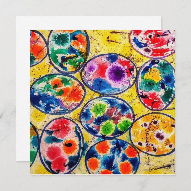 Birthday flat card (Front/Back)