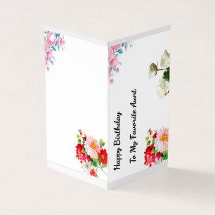 Birthday florals to Favorite Aunt