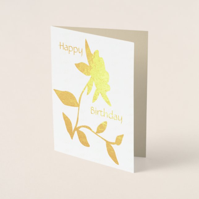 Birthday foil Card (Front)