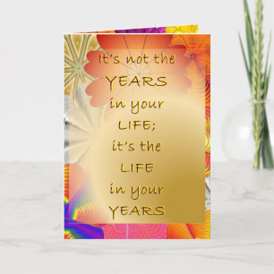 Birthday Folded Greeting Card