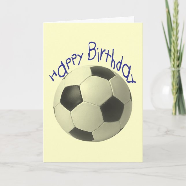 Birthday Football Gifts Card (Front)