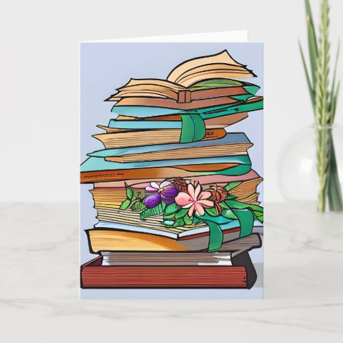 Birthday for a Book Lover Card