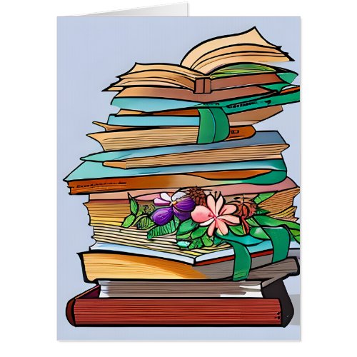 Birthday for a Book Lover Card