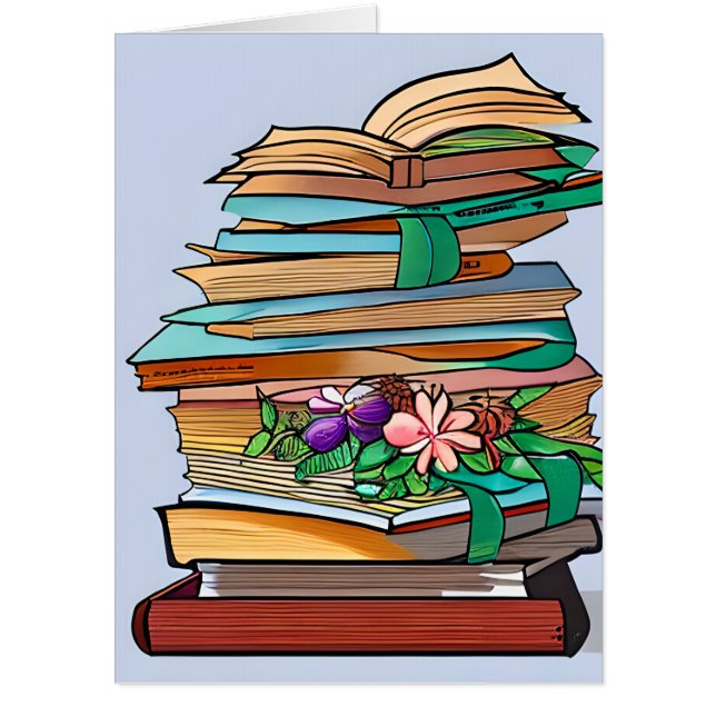 Birthday for a Book Lover Card (Front)