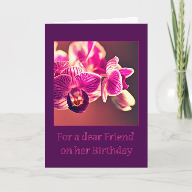 Birthday for a Dear Friend Card (Front)