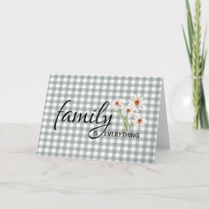 Birthday For Cousin On Gingham Card