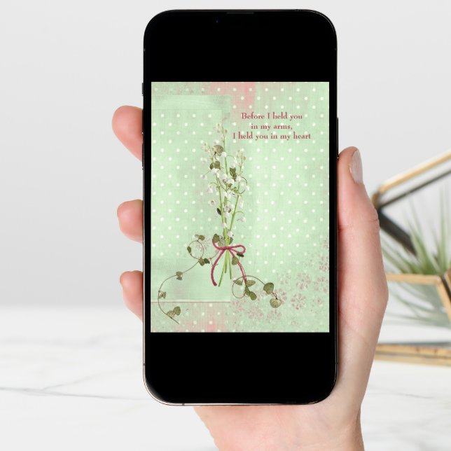 Birthday for Daughter lily of the valley Card (Front Digital)