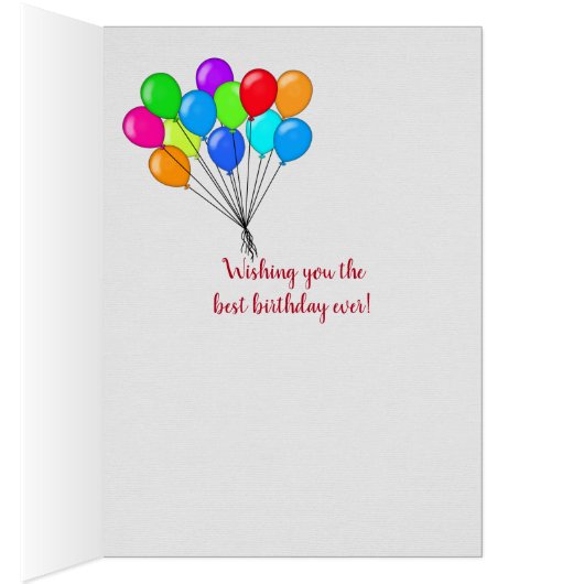 Birthday for Grandchild-floral glitter on brown (Inside (Right))