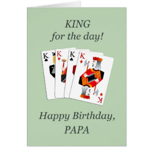 Birthday for Papa, Hearts Full House Cards