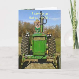 Birthday for Tractor Fans Card