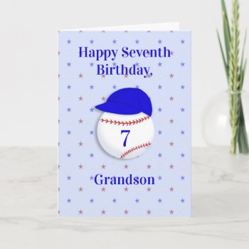 Birthday For Young Baseball Softball Fan Card by randysgrandma at Zazzle