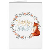 Birthday Fox Wreath (Front)