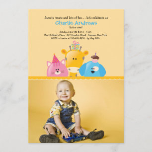 Birthday Friends Photo Invitation