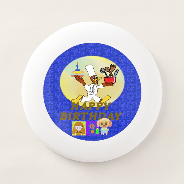 Birthday Frisbee  (Front)
