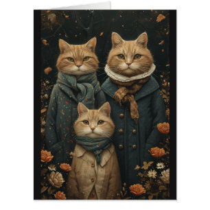 BIRTHDAY FROM 3 OF US , CAT BIGGEST GREETING CARD