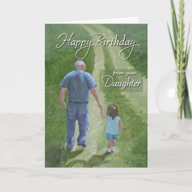 Birthday  - From Daughter Card (Front)