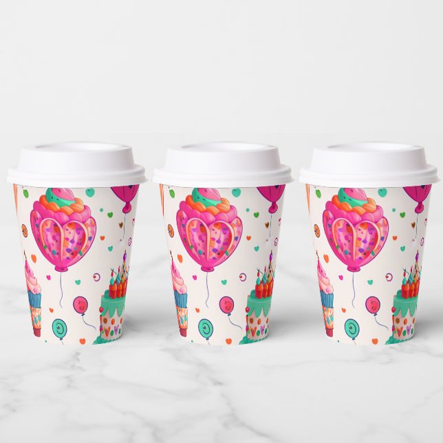 Birthday Fun  Paper Cups (Multi)