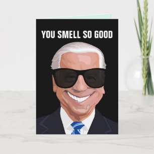 BIRTHDAY FUNNY JOE BIDEN GREETING BIG CARD