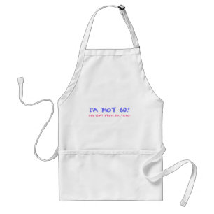 Birthday Gag Gift For Turning 60 Adult Apron