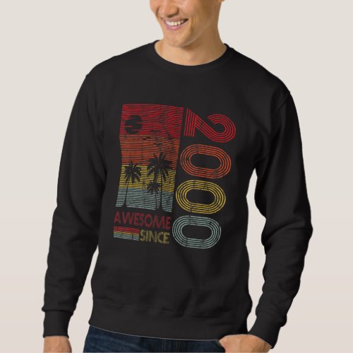 Birthday Geboren 2000 Awesome since 2000 Vintage 1 Sweatshirt