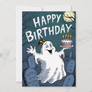 Birthday Ghost Invitation