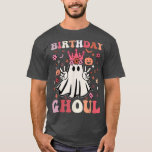 Birthday Ghoul Cute Ghosts Boo Retro Groovy Flower T-Shirt<br><div class="desc">Birthday Ghoul Cute Ghosts Boo Retro Groovy Flower Halloween 191 .</div>