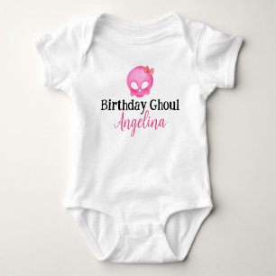 Birthday Ghoul Skeleton Baby Party Shirt Bodysuit