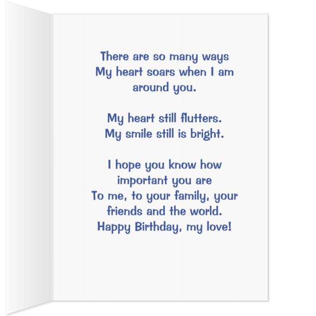 Birthday Giant Bouquet Card (Inside (Right))