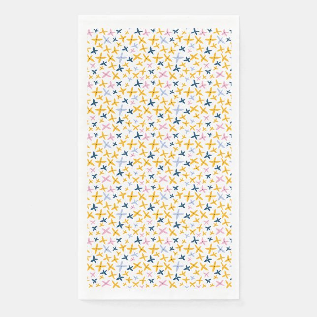 Birthday Gift | All Flowers Keep The Light Paper Guest Towels (Front)