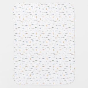 Birthday Gift Always Think Like A Fish Baby Blanket